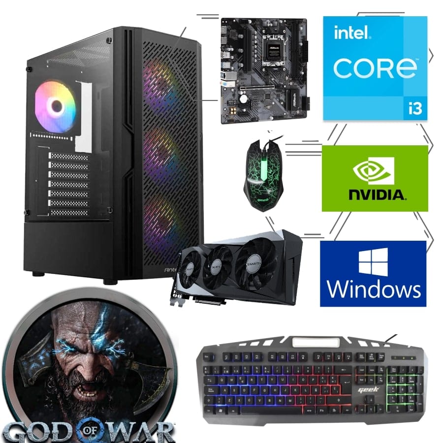 PC Gamer Intel Core I3 GTX 1050 Ti